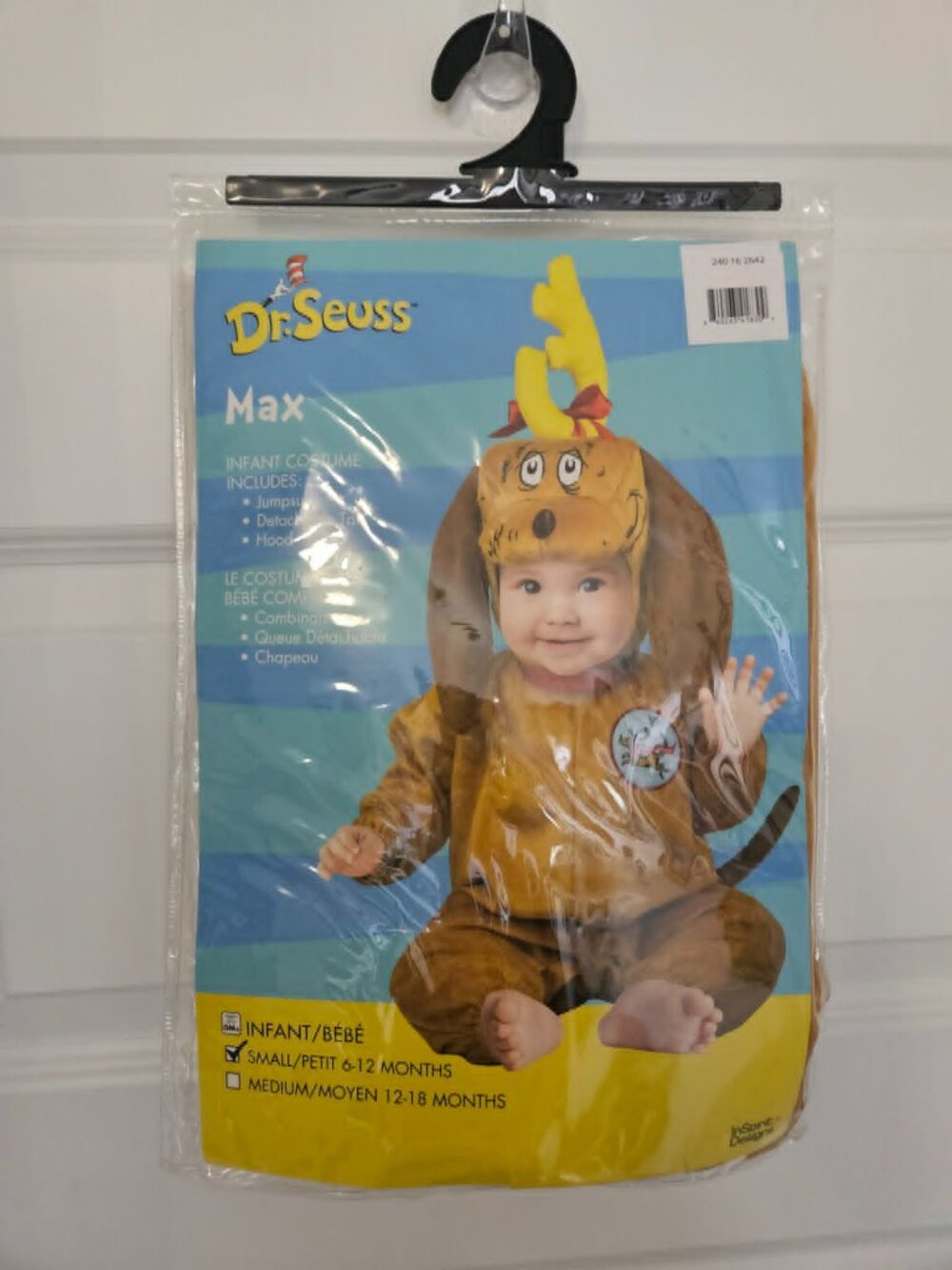 Dr. Seuss Max 6-12 months Infant Costume Halloween Christmas NWT Cute Character